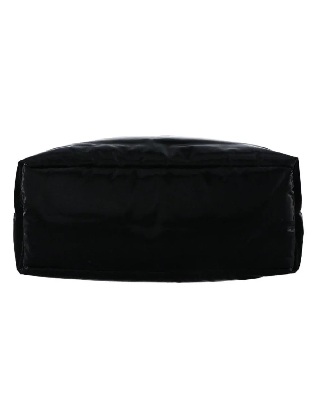 Saint Laurent Paris Silk Tech Canvas Embossed Logo Wide Puffer Tote